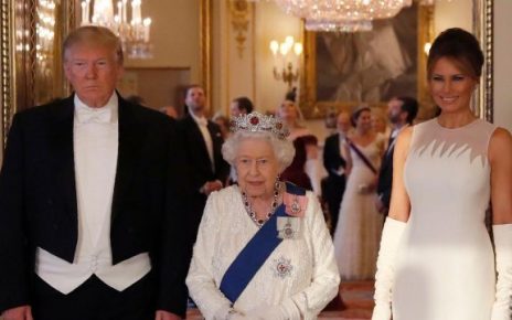 President Trump proposes toast to the Queen at UK Narrate Dinner